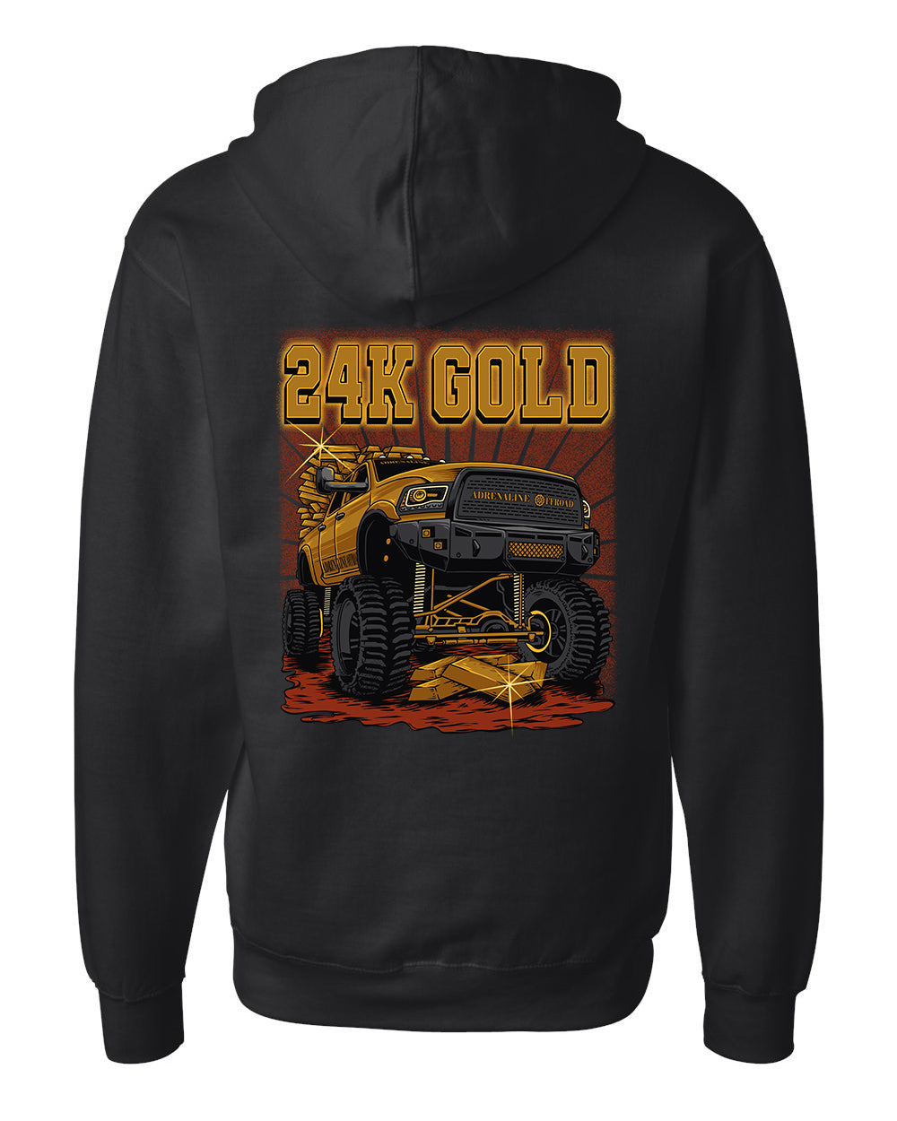 "24K GOLD" Zip Hoodie