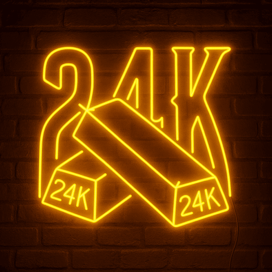 24K Neon Sign